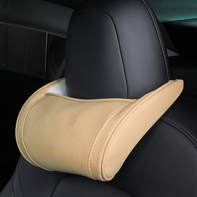 Oreiller de voiture ergonomique en mousse à mémoire de forme pour appuie-tête