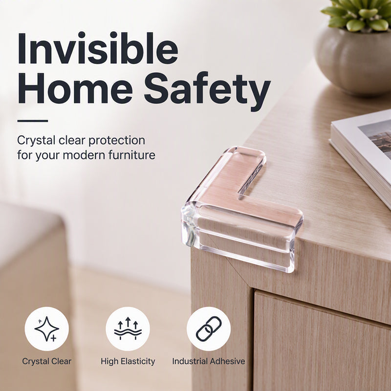 Soft, transparent corner protectors