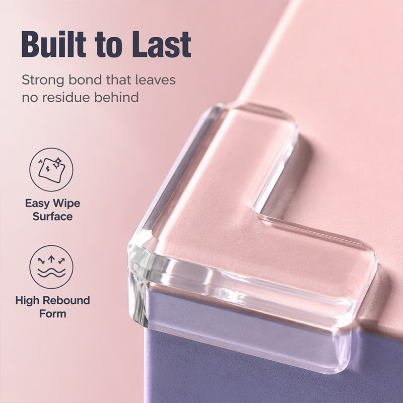 Soft, transparent corner protectors