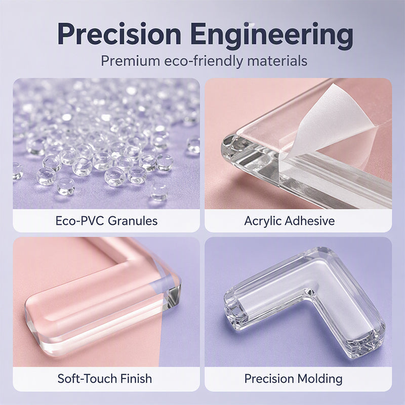 Soft, transparent corner protectors