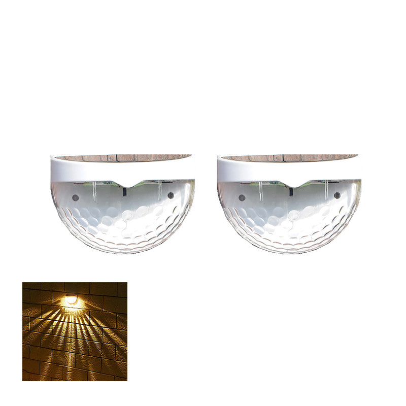 Decorative and waterproof solar fence lights for outdoor use