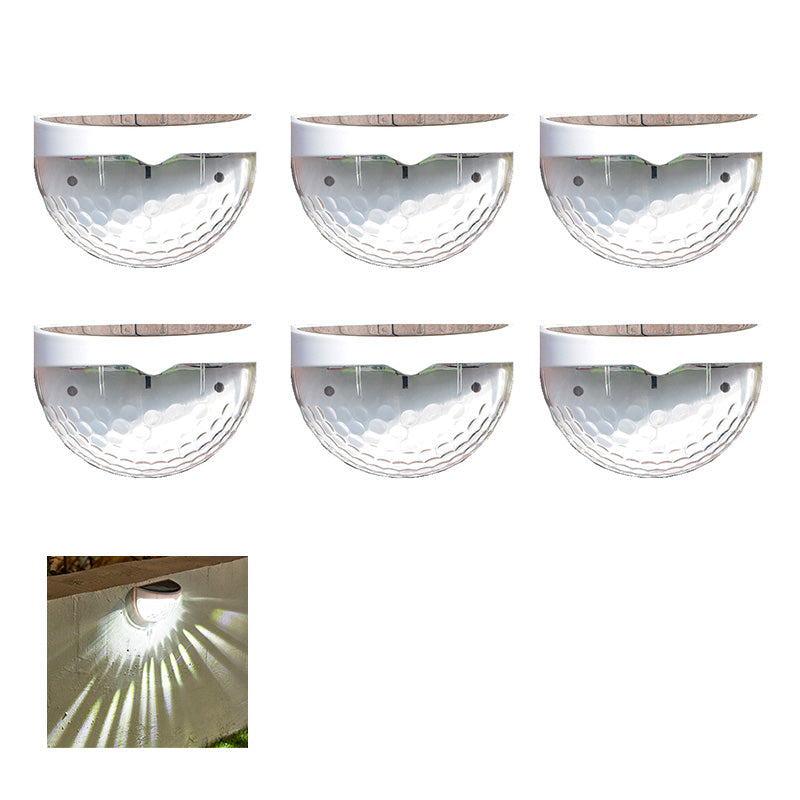 Decorative and waterproof solar fence lights for outdoor use