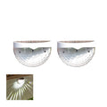 Decorative and waterproof solar fence lights for outdoor use