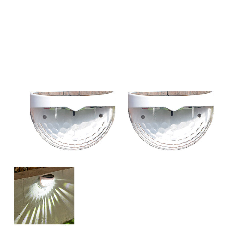 Decorative and waterproof solar fence lights for outdoor use