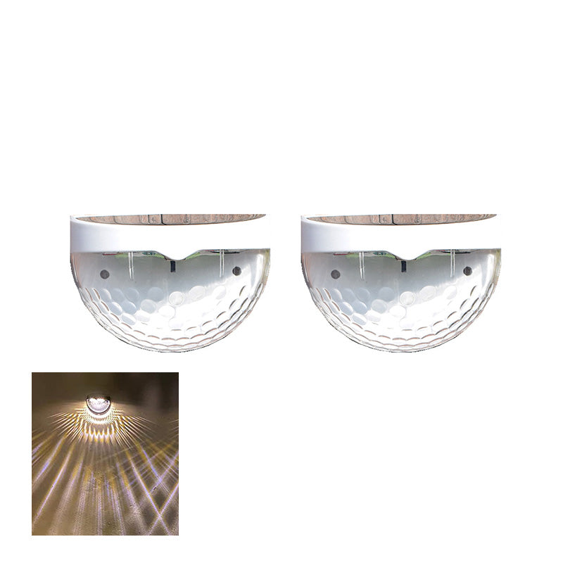 Decorative and waterproof solar fence lights for outdoor use