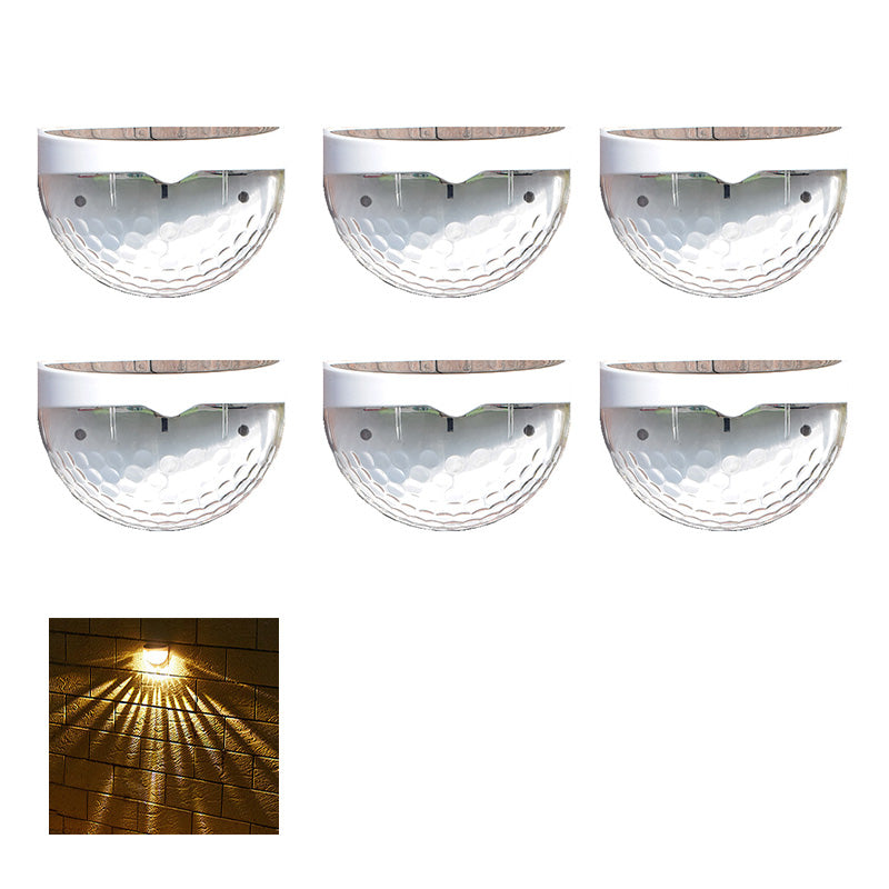 Decorative and waterproof solar fence lights for outdoor use
