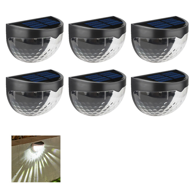 Decorative and waterproof solar fence lights for outdoor use