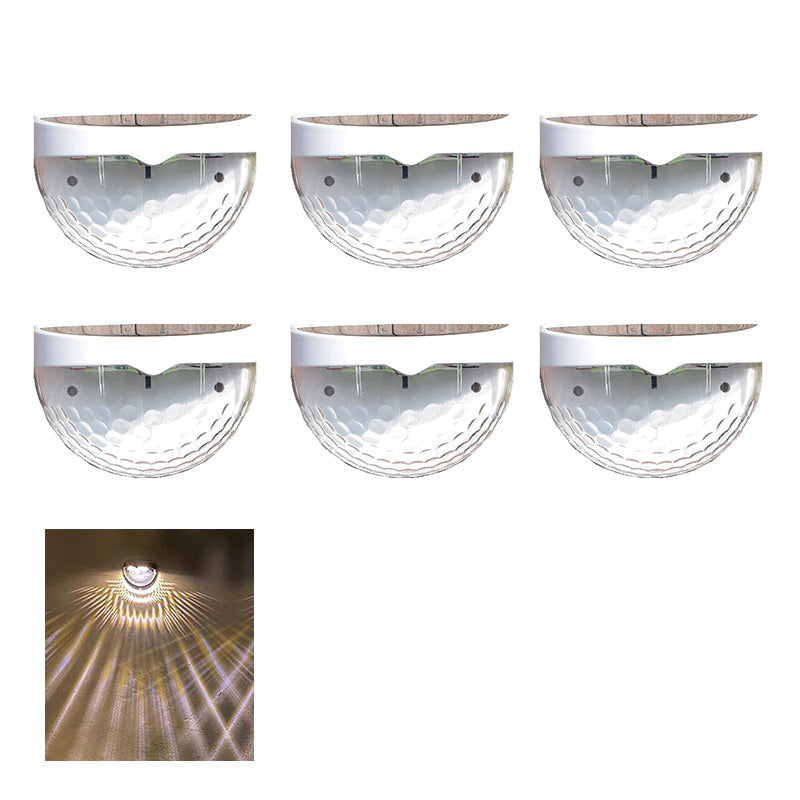 Decorative and waterproof solar fence lights for outdoor use