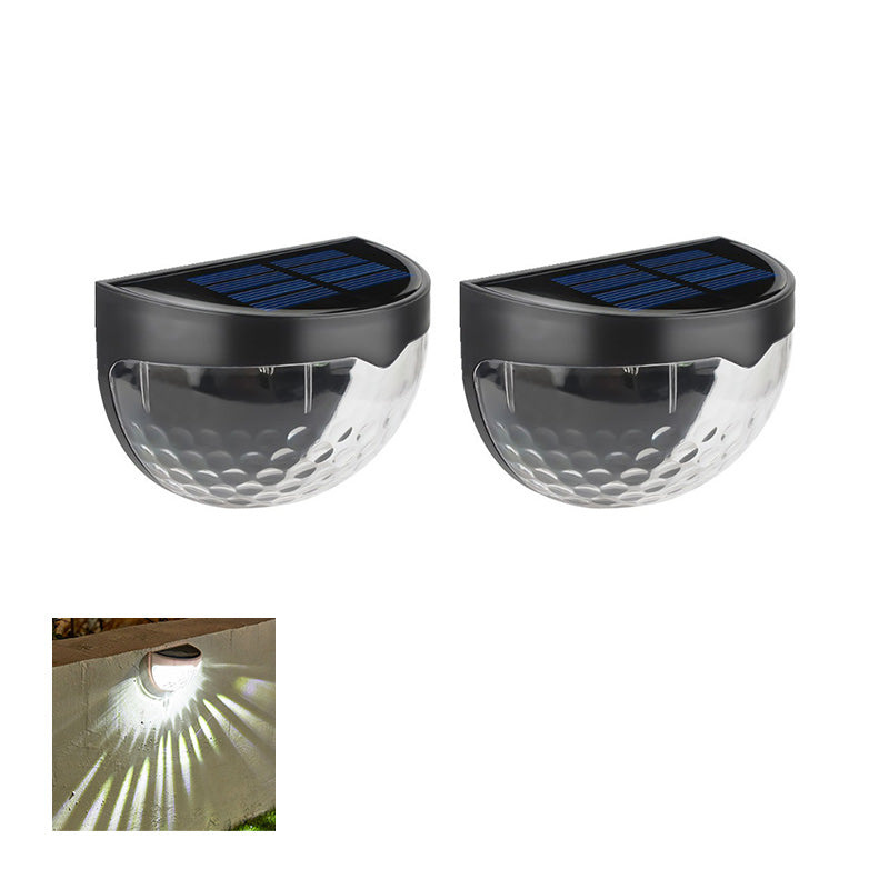 Decorative and waterproof solar fence lights for outdoor use