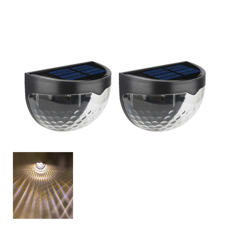 Decorative and waterproof solar fence lights for outdoor use