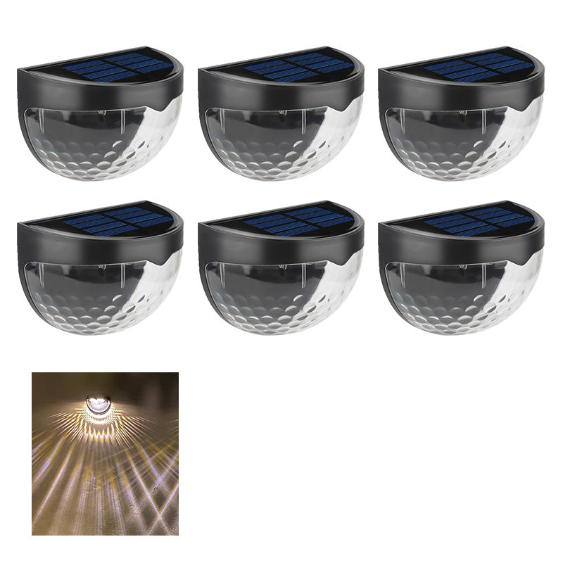 Decorative and waterproof solar fence lights for outdoor use