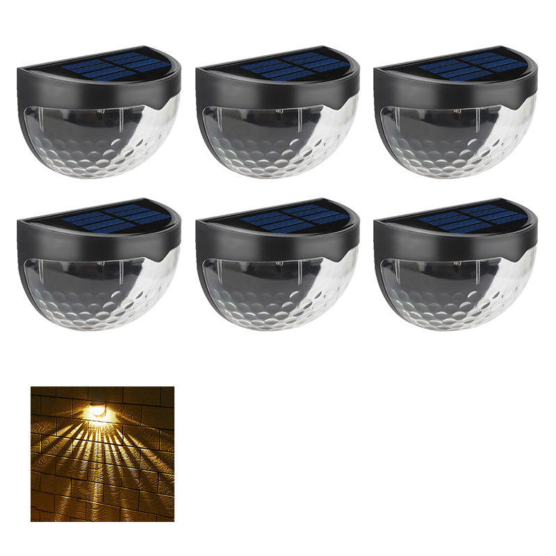 Decorative and waterproof solar fence lights for outdoor use