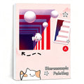 EN PROMOTION ! Livre de dessin stéréoscopique 3D pour enfants, avec activités de coloriage et de découpage, VERSION FRANÇAISE