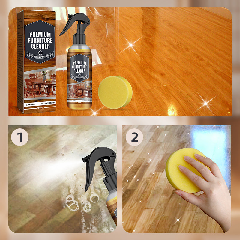 Decontaminating and Brightening Furniture Cleaner Deep cleans, disinfects and revives shine, the essential for well-maintained interiors that want clean, bright, streak-free furniture