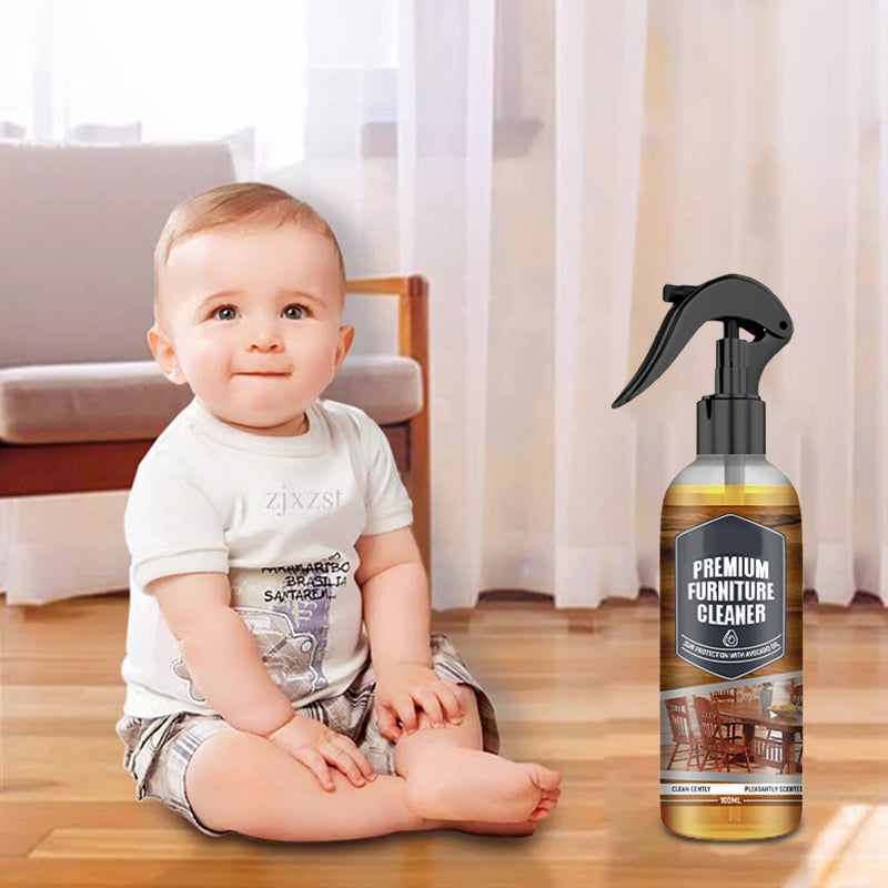 Decontaminating and Brightening Furniture Cleaner Deep cleans, disinfects and revives shine, the essential for well-maintained interiors that want clean, bright, streak-free furniture