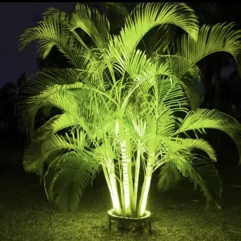 REDUCTION projecteur annulaire pour arbres Projecteurs étanches, lumière chaude et design discret Transforme votre jardin en allée féerique la nuit
