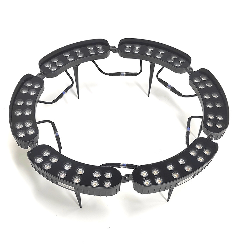 REDUCTION projecteur annulaire pour arbres Projecteurs étanches, lumière chaude et design discret Transforme votre jardin en allée féerique la nuit