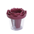 Spiralizer and manual vegetable cutter to make roses Transform your carrots into restaurant-worthy roses in 60 seconds