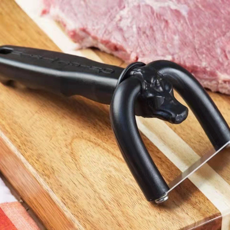APPAREIL DE RÉDUCTION : Appareil portatif pour dégraisser la viande. Précis, sûr et facile à utiliser. Idéal pour une préparation saine en cuisine.
