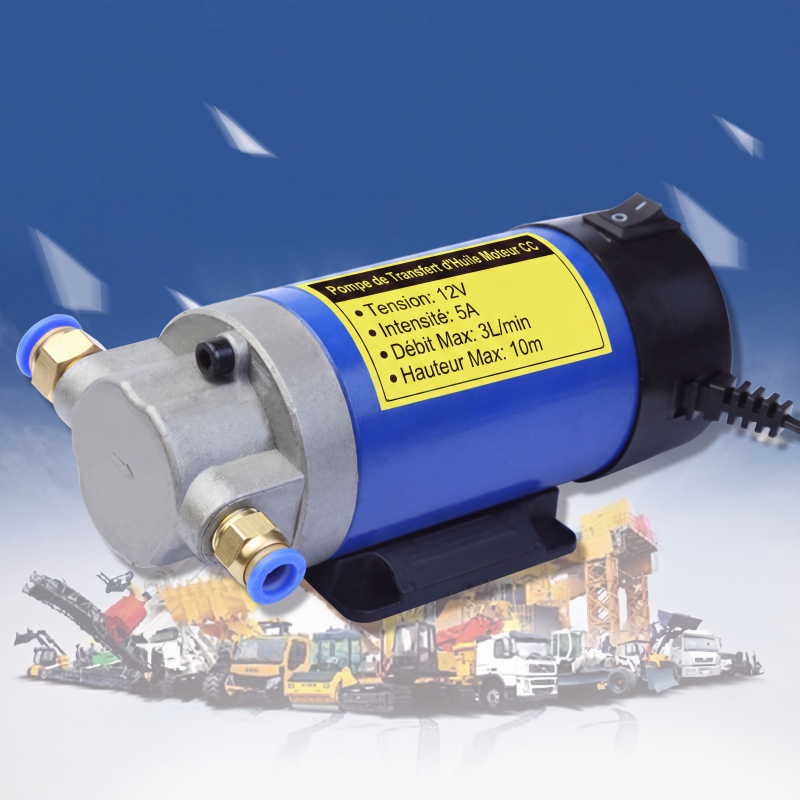 Pompe de transfert d'huile moteur portable DE RDUCTION