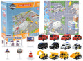 DE RÉDUCTION CALENDRIER DE L'AVENT GARÇON - 24 Jours de Chantier Miniature, Véhicules Allié avec Outils Réalistes