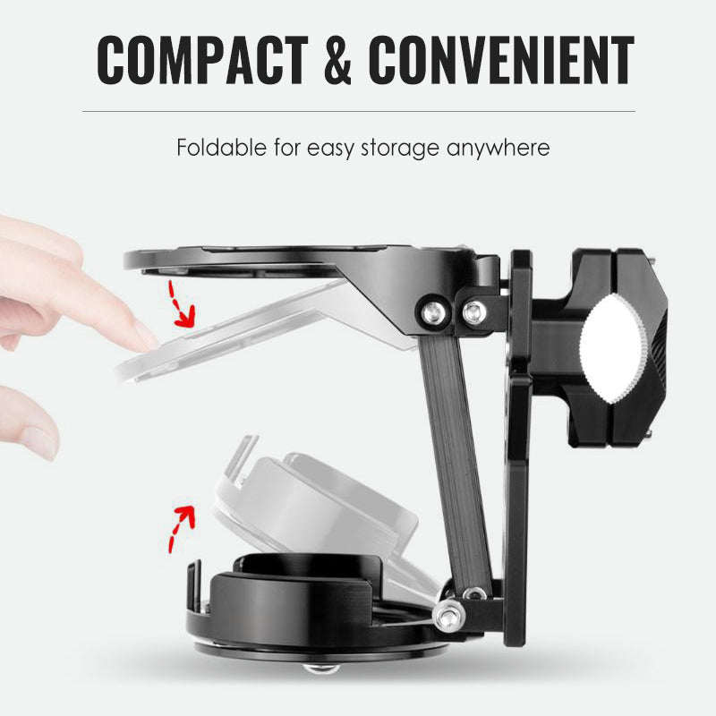 Foldable bike bottle cage