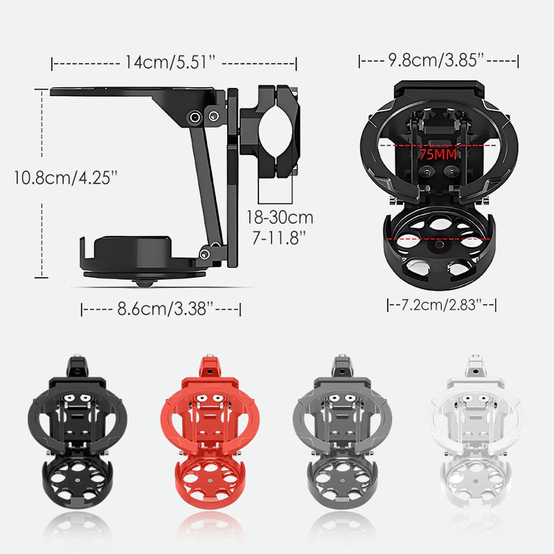 Foldable bike bottle cage