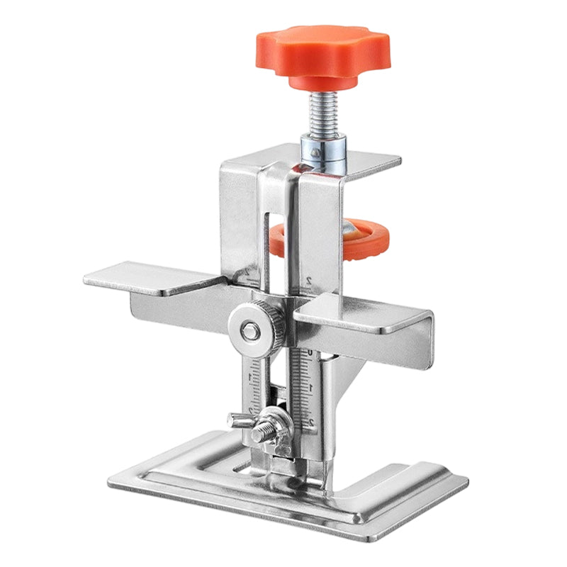Adjustable mounting jig for cabinet doors