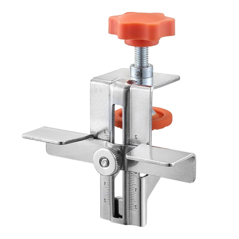 Adjustable mounting jig for cabinet doors