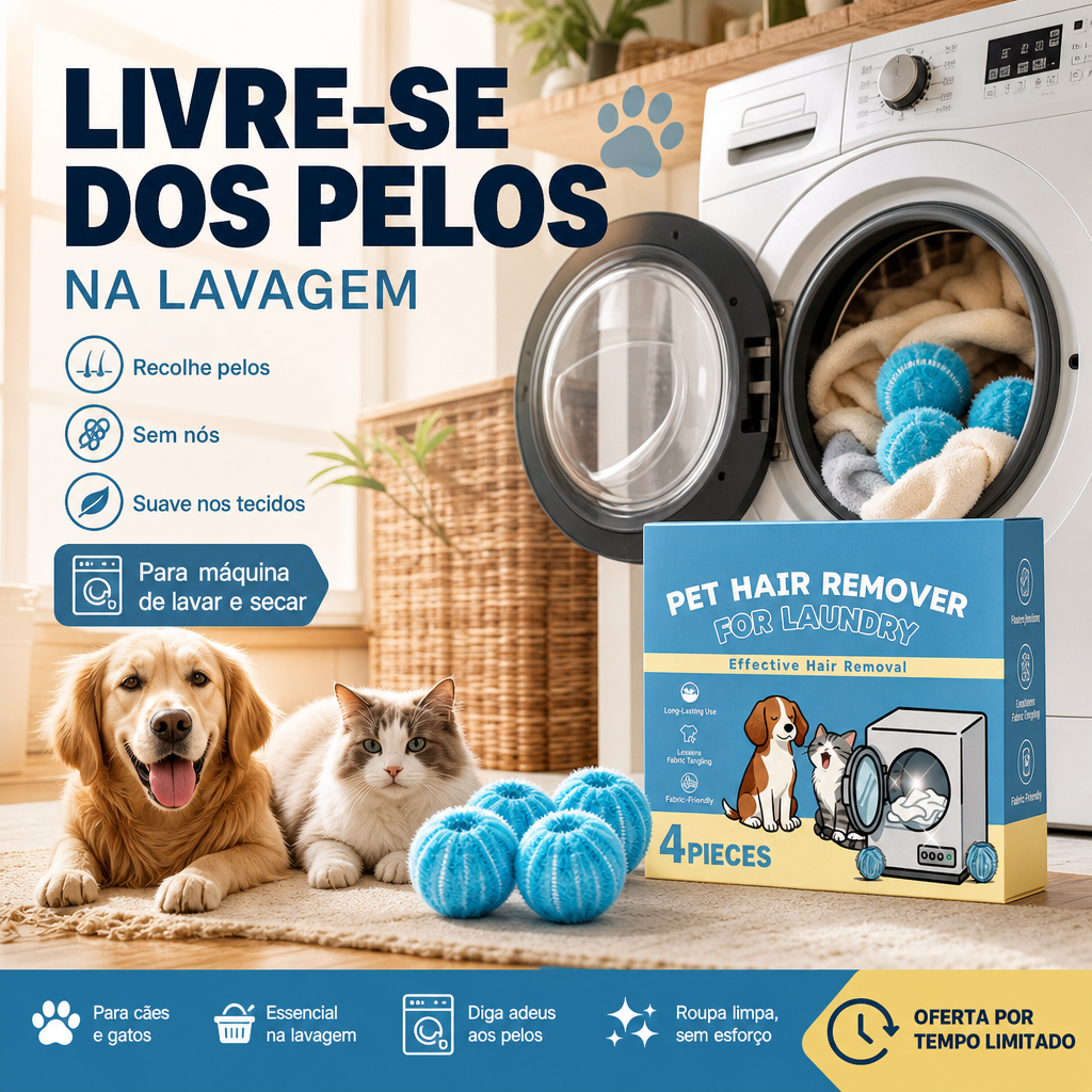 Découverte de 60 % lors de la dernière journée : boules de lavage réutilisables pour éliminer les poils d'animaux.