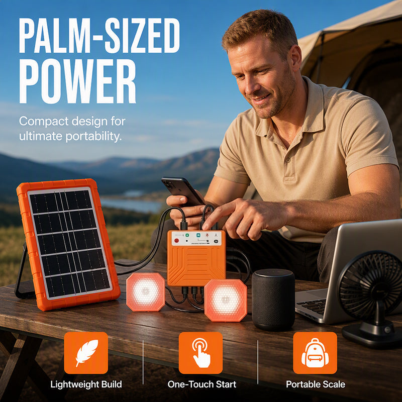 RÉDUCTION IMMÉDIATE Panneau solaire portable en matériau résistant Recharge et alimentation 2-en-1, pour téléphones, batteries et appareils, camping et urgence