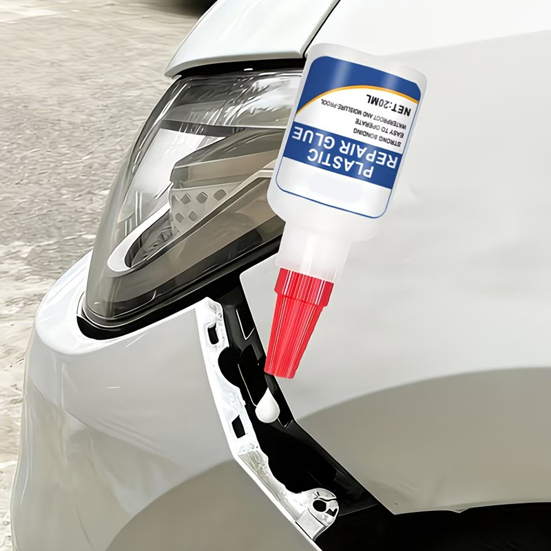 MULTIPURPOSE ADHESIVE For car bumper repair, strong adhesion, water and heat resistant. Ideal for bumpers, mirrors and plastic parts.