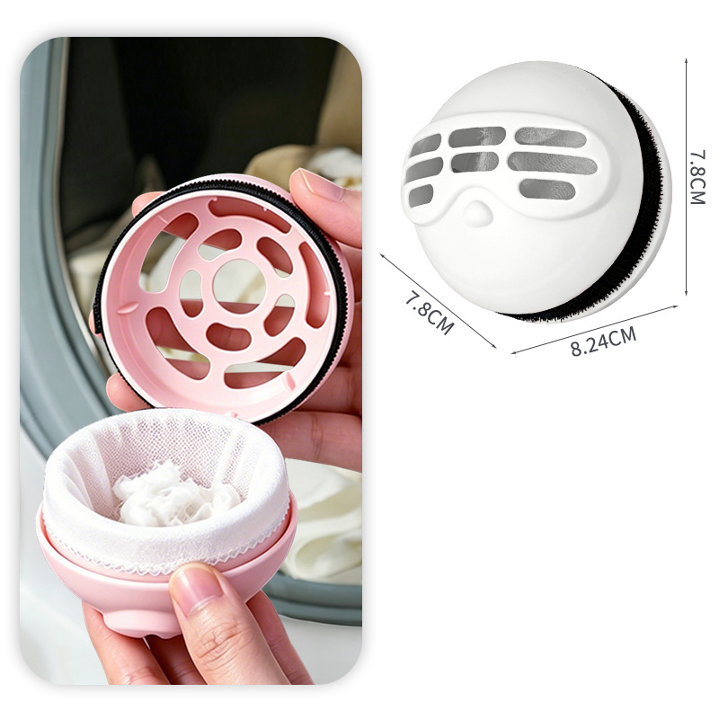 Balai anti-peluches et boule de lavage 2-en-1 pour lave-linge
