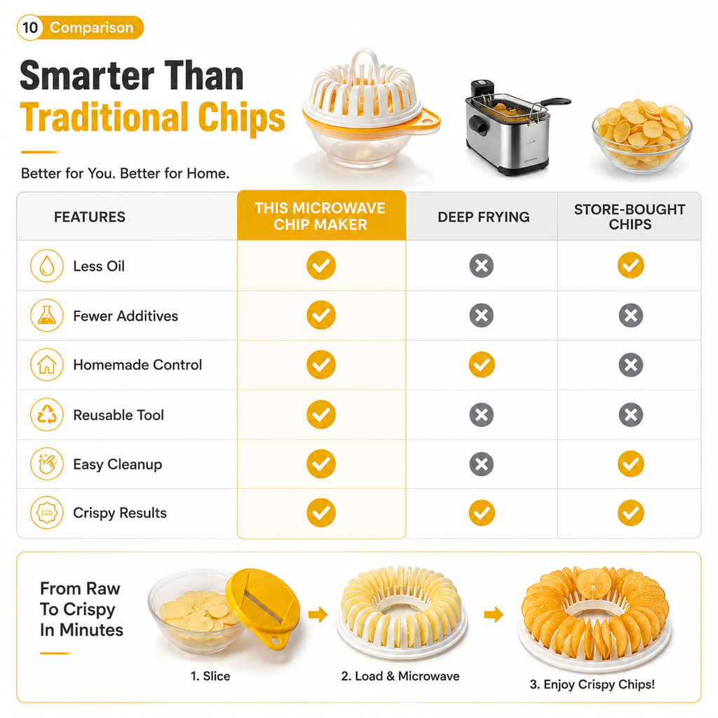 Machine à chips de pommes de terre maison pour micro-ondes avec ensemble de bols et trancheuse