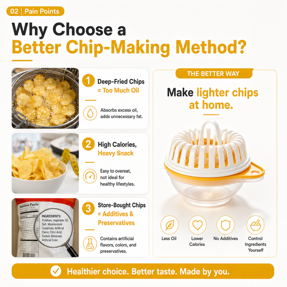 Machine à chips de pommes de terre maison pour micro-ondes avec ensemble de bols et trancheuse