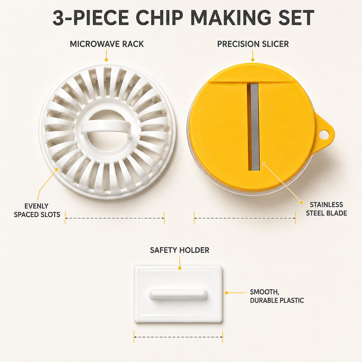 Machine à chips de pommes de terre maison pour micro-ondes avec ensemble de bols et trancheuse