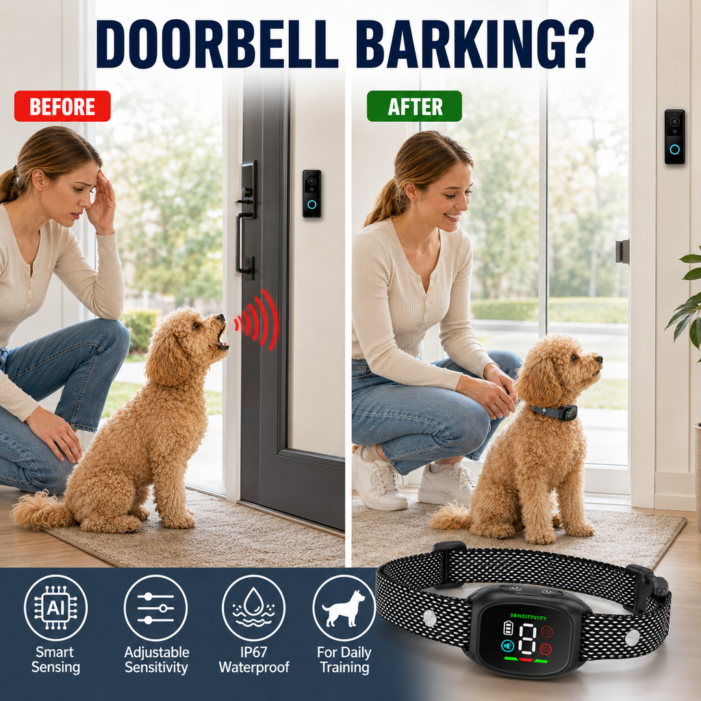 Smart dog anti-bark collar