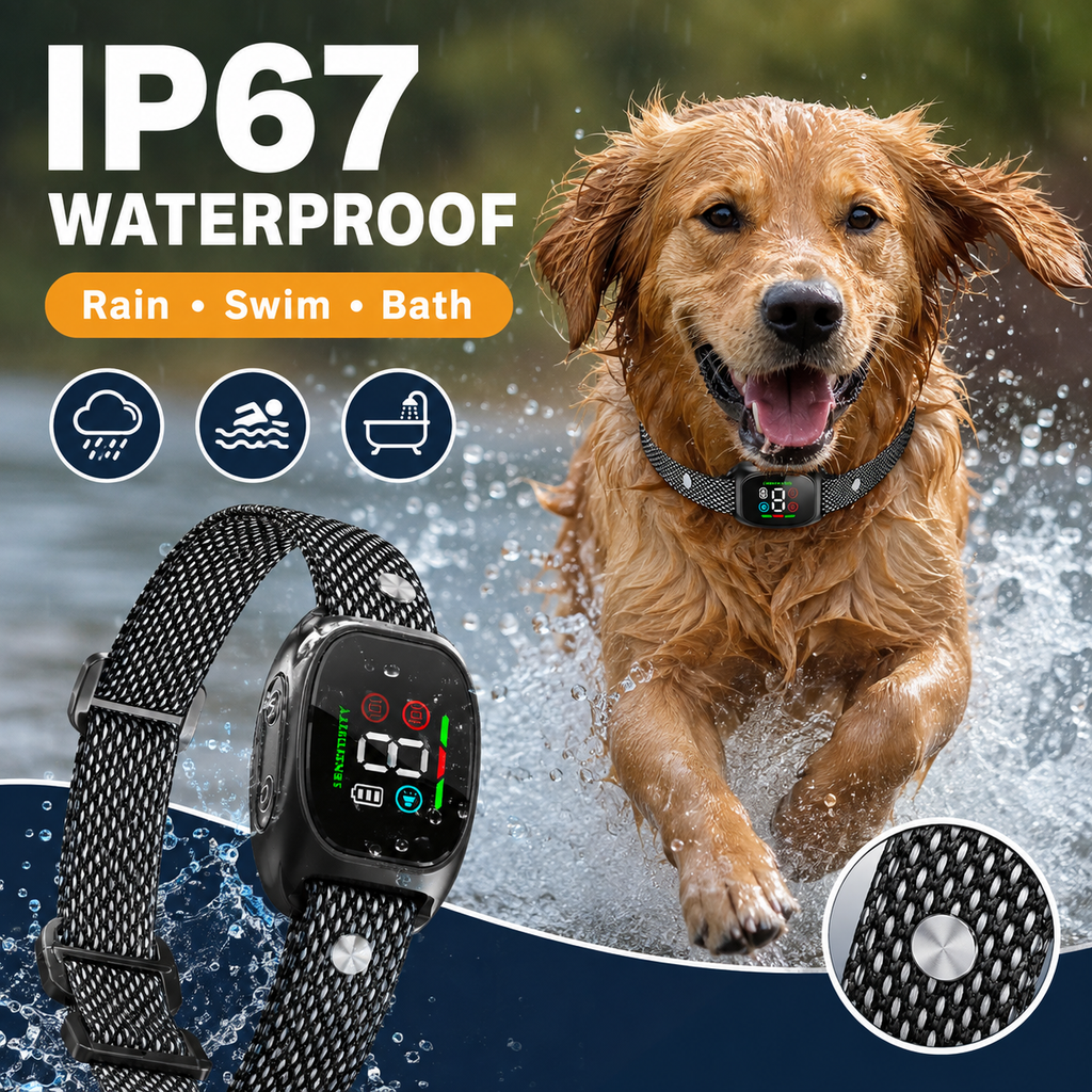 Smart dog anti-bark collar