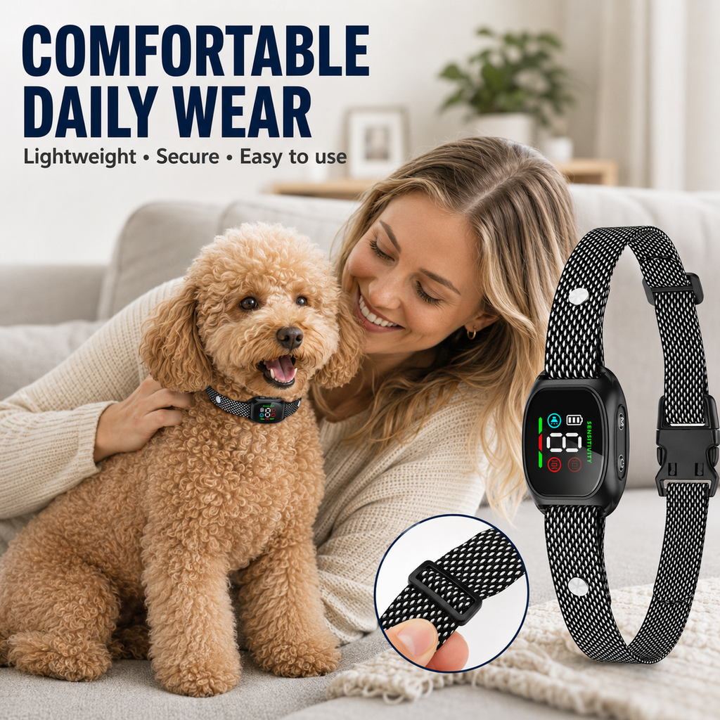 Smart dog anti-bark collar