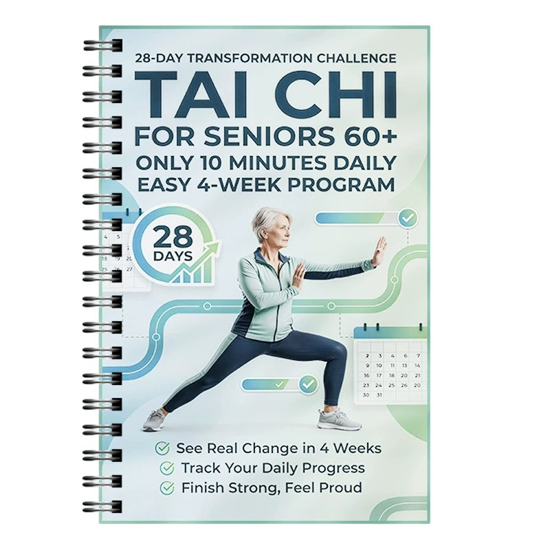 Livre 28 jours de tai-chi Un programme progressif pour débutants, apaise le stress, améliore l'équilibre et le sommeil, la routine bien-être à adopter chez soi