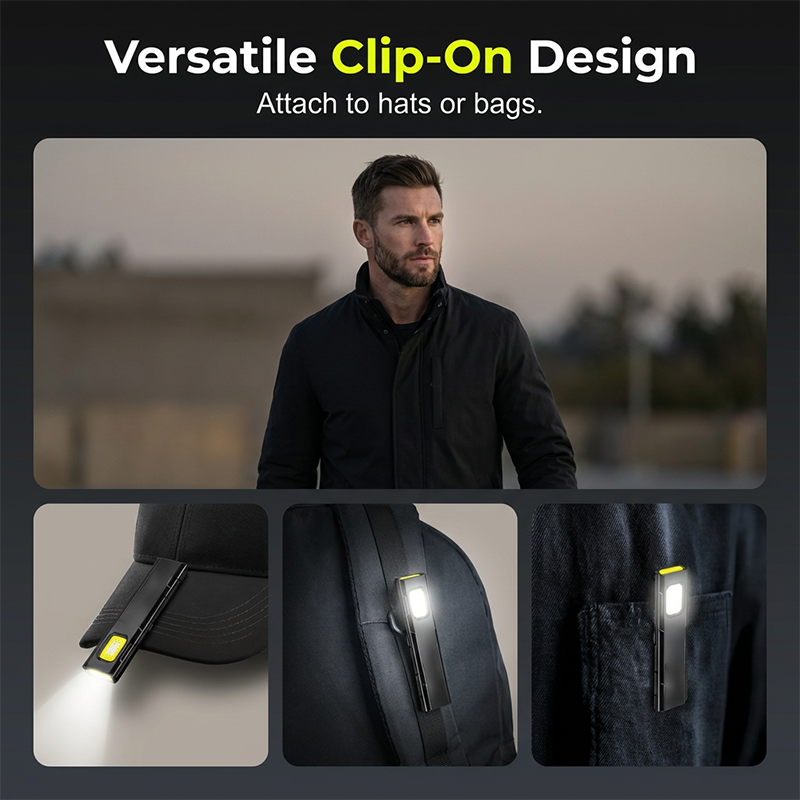 Prix spécial 16,99 € : deux achetés, un offert. Lampe de travail magnétique mains libres.