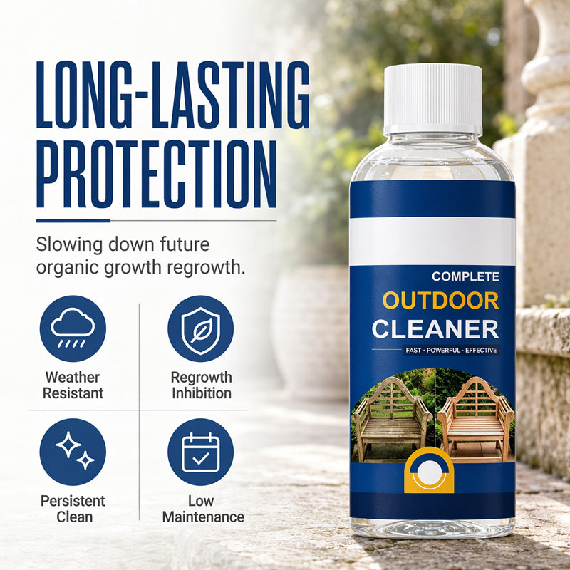 DE RÉDUCTION Nettoyant pour pierres et terrasses Sa formule pénétration profonde élimine la saleté incrustée et la mousse. Barrière protectrice longue durée garde les surfaces propres pendant des mois