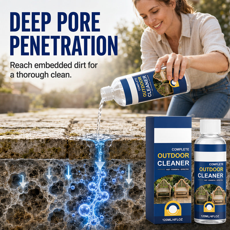 DE RÉDUCTION Nettoyant pour pierres et terrasses Sa formule pénétration profonde élimine la saleté incrustée et la mousse. Barrière protectrice longue durée garde les surfaces propres pendant des mois