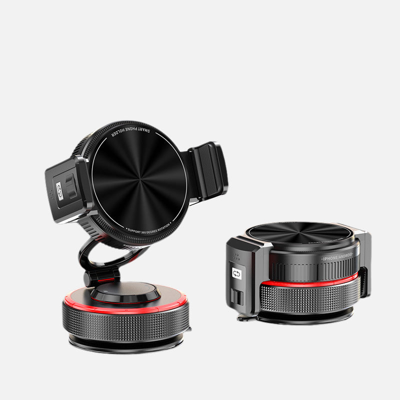SUPPORT DE RÉDUCTION Magnétique Réglable pour Voiture avec Base Ventouse, Aimants N55 Puissants, Rotation à 1080° et Fixation Instantanée Compatible Universel avec Tous les Smartphones