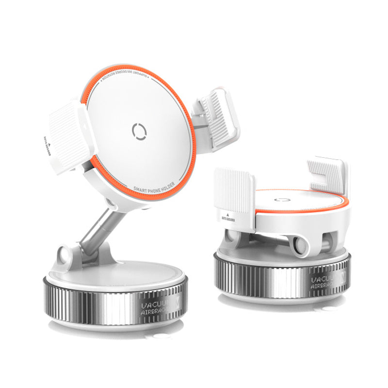 SUPPORT DE RÉDUCTION Magnétique Réglable pour Voiture avec Base Ventouse, Aimants N55 Puissants, Rotation à 1080° et Fixation Instantanée Compatible Universel avec Tous les Smartphones