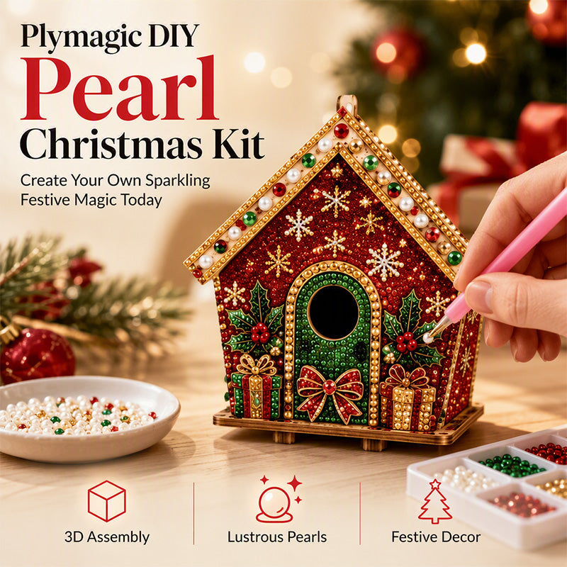 Kit de peinture de Noël 3D à faire soi-même, réduction Pearl Art
