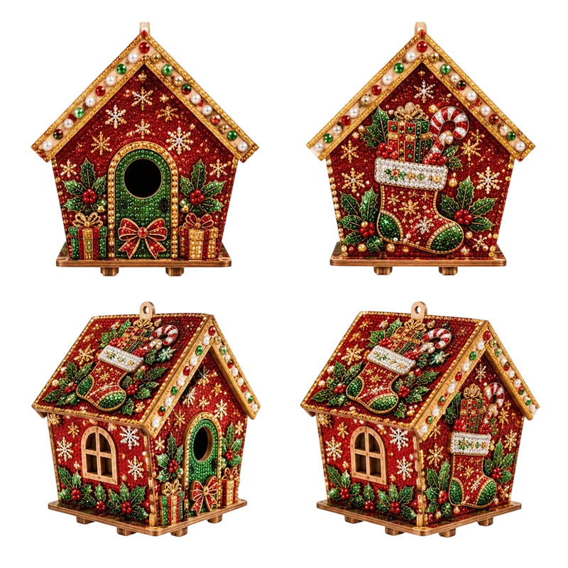 Kit de peinture de Noël 3D à faire soi-même, réduction Pearl Art