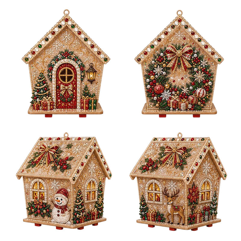 Kit de peinture de Noël 3D à faire soi-même, réduction Pearl Art