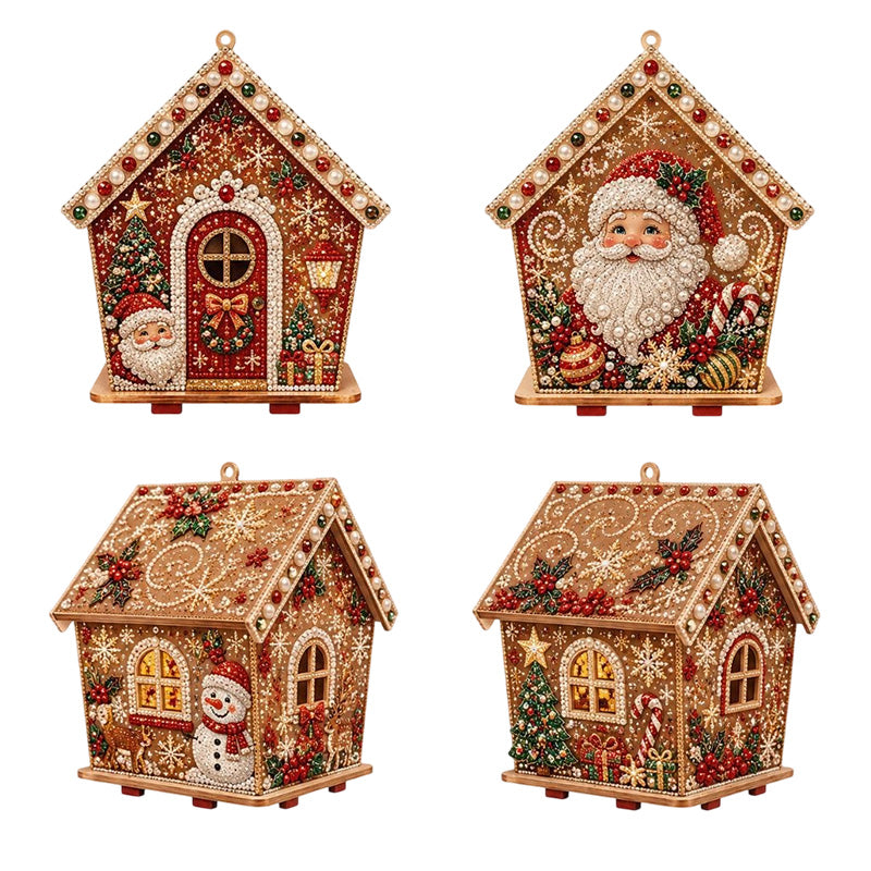 Kit de peinture de Noël 3D à faire soi-même, réduction Pearl Art