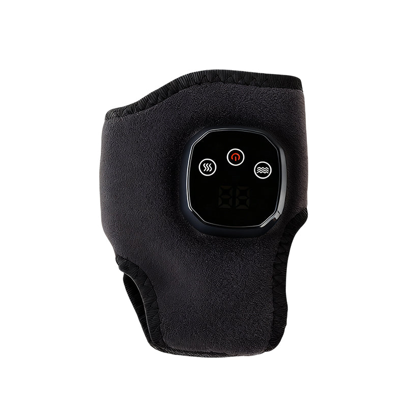 Portable ankle massager with heat and vibration function